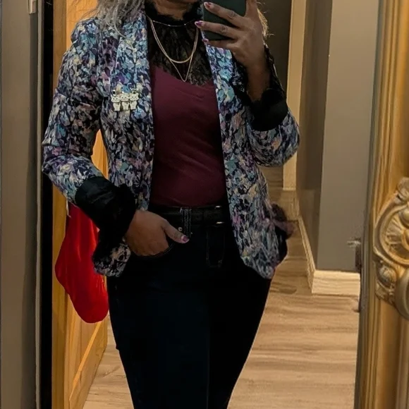 Massimo Abstract Patterned Blazer - Picture 3 of 5